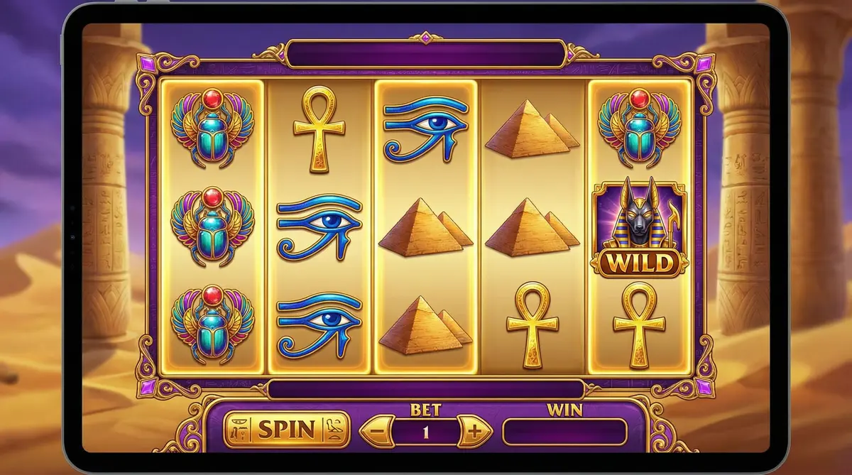 Caça-níqueis com tema egípcio Nasus no stakebet